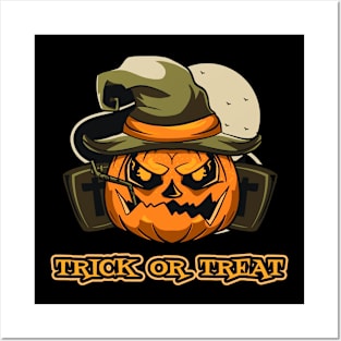 trick or treat Posters and Art